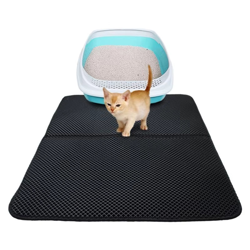 Cat Litter Mat Waterproof Double Layer Litter Cat Bed Pad Pet Litter Box Carpet Mat for Cats Mat Trapper House Cleaner Products